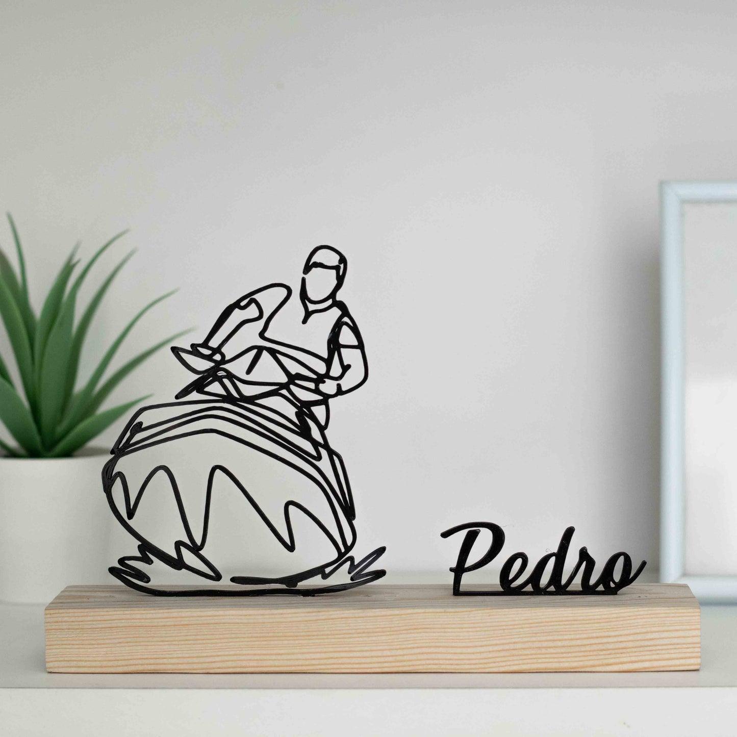 Estátua personalizada de Jet Ski, perfeita para competições e fãs de desportos aquáticos.
