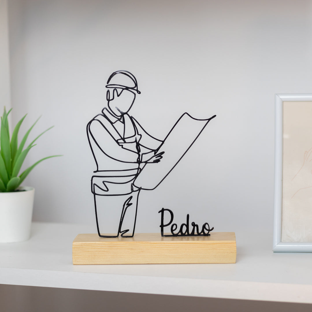 engenheiro idéia prenda personalizada