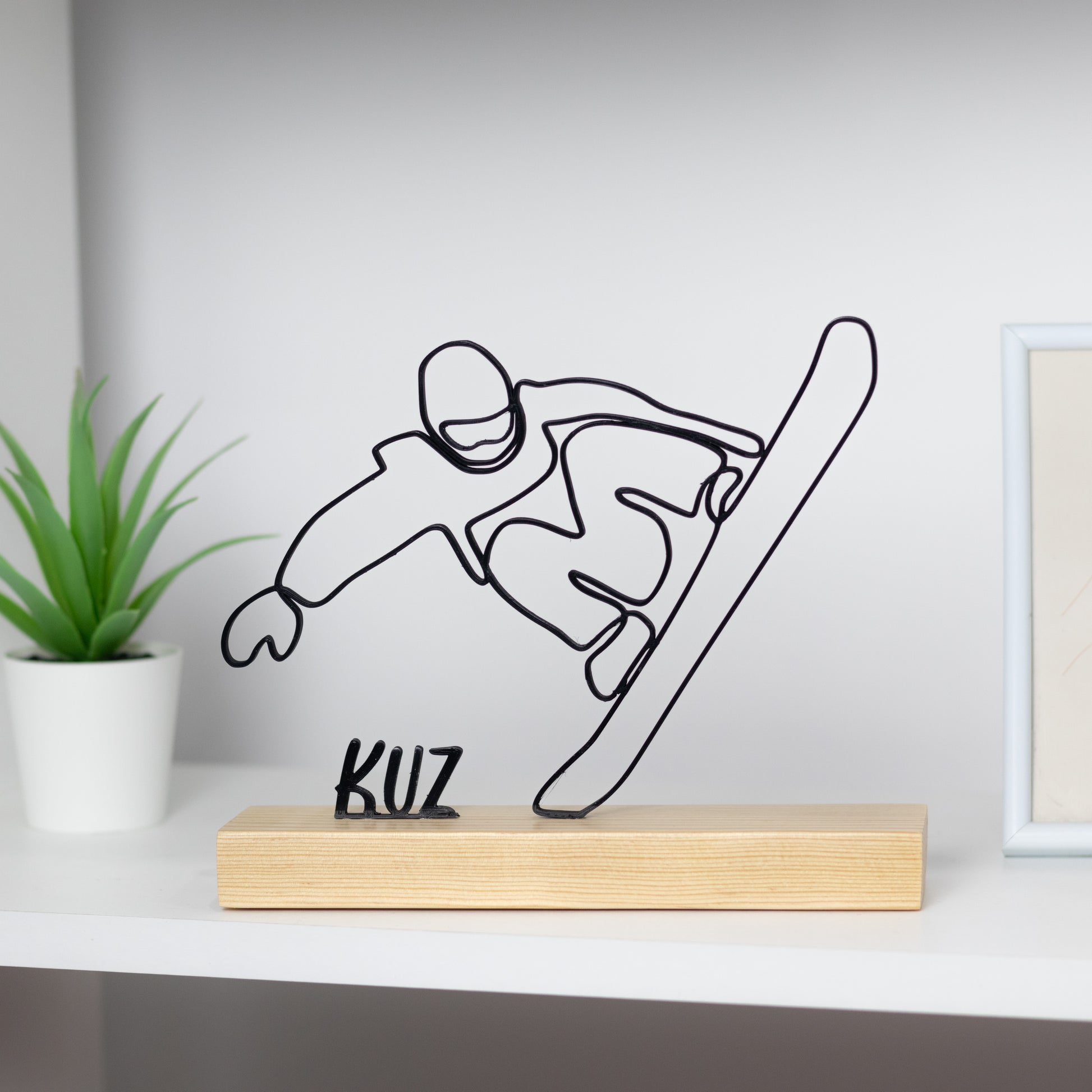 snowboard idéia prenda personalizada