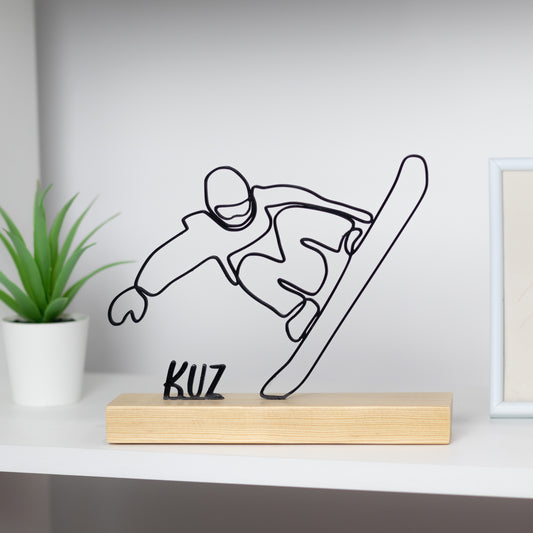 snowboard idéia prenda personalizada