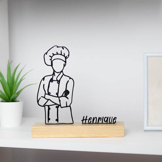 chef cozinheiro idéia prenda personalizada