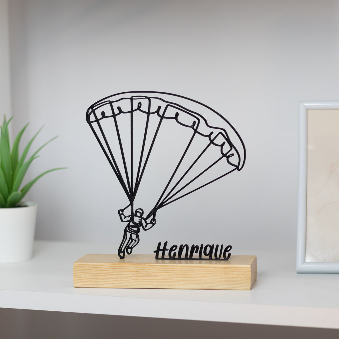paraquedas paraquedista idéia prenda personalizada