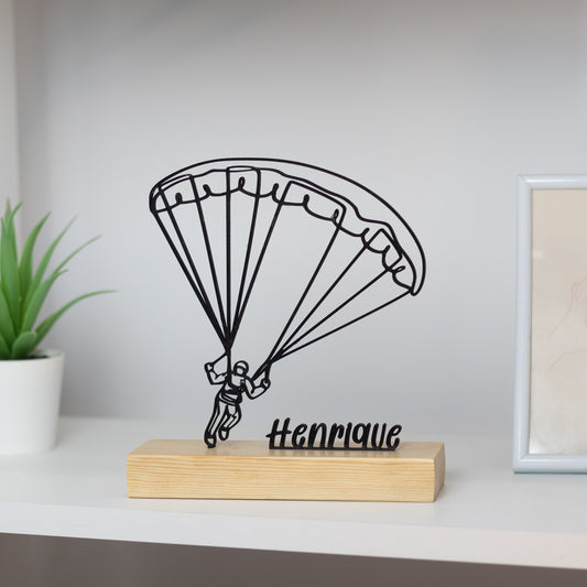 paraquedas paraquedista idéia prenda personalizada