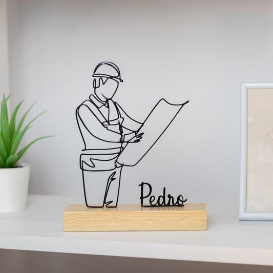 engenheiro idéia prenda personalizada