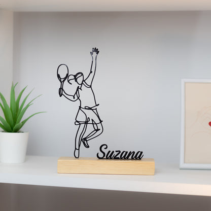 tênis padel idéia prenda personalizada