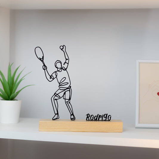 tênis padel idéia prenda personalizada