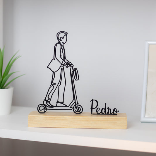 trotinete base madeira patinete scooter prenda personalizada