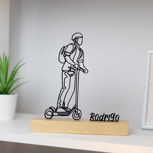 trotinete base madeira prenda personalizada