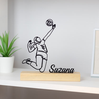 Voleibol volei prenda personalizada idéia