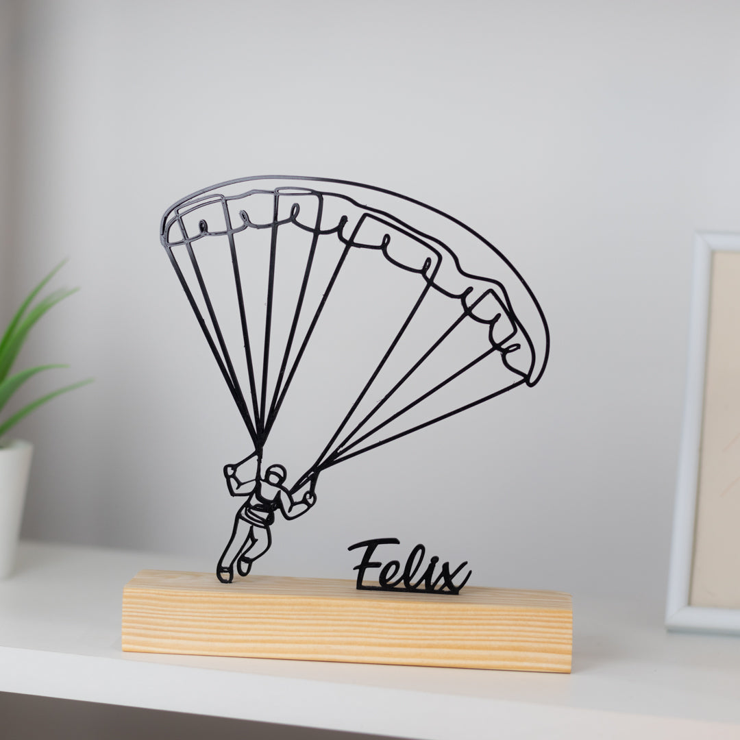 paraquedas paraquedista idéia prenda personalizada