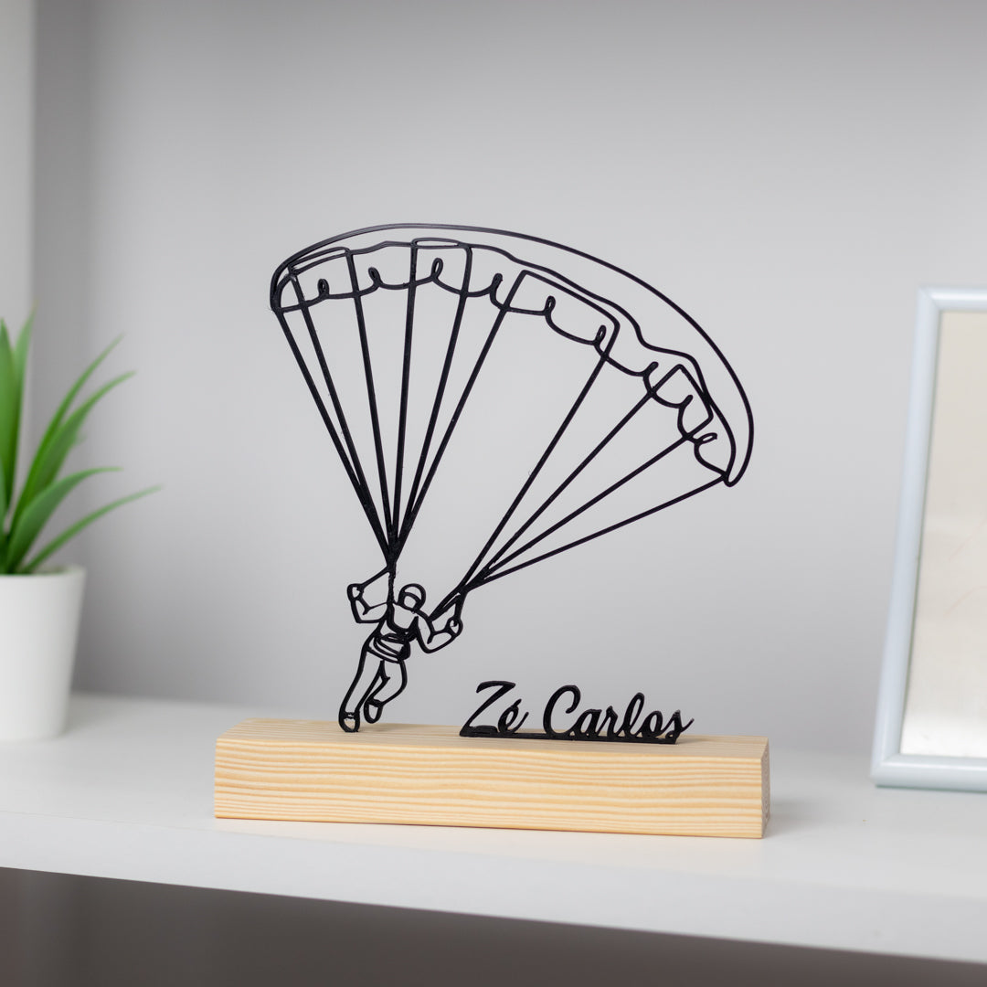 paraquedas paraquedista idéia prenda personalizada
