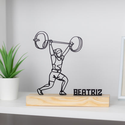 Clean & Jerk do CrossFit prenda personaliada