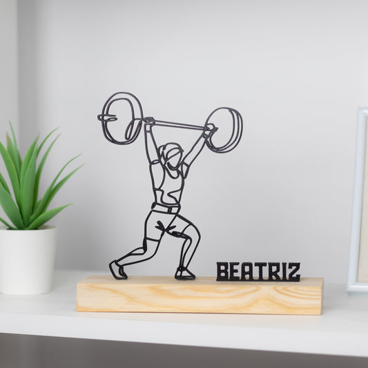 Clean & Jerk do CrossFit prenda personaliada
