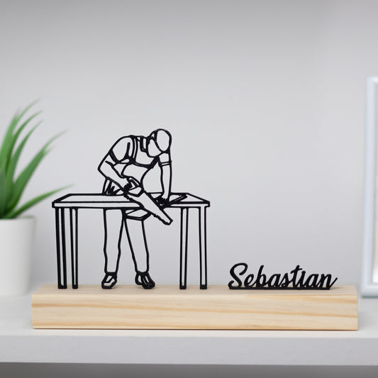 carpinteiro prenda personalizada carpenter personalized gift