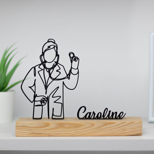 medica enfermeira prenda personalizada doctor nurse personalized gift