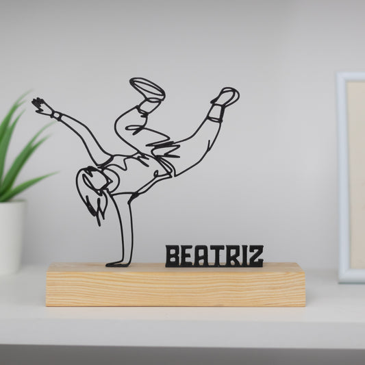 prenda personalizada criativa bgirl breakdance